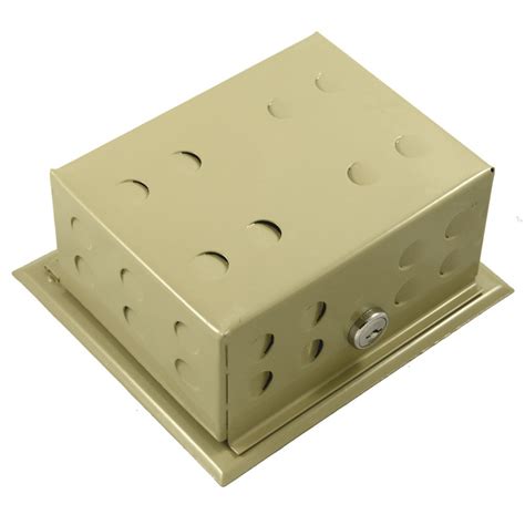 metal thermostat lock box inner cover|lockable covers for thermostats.